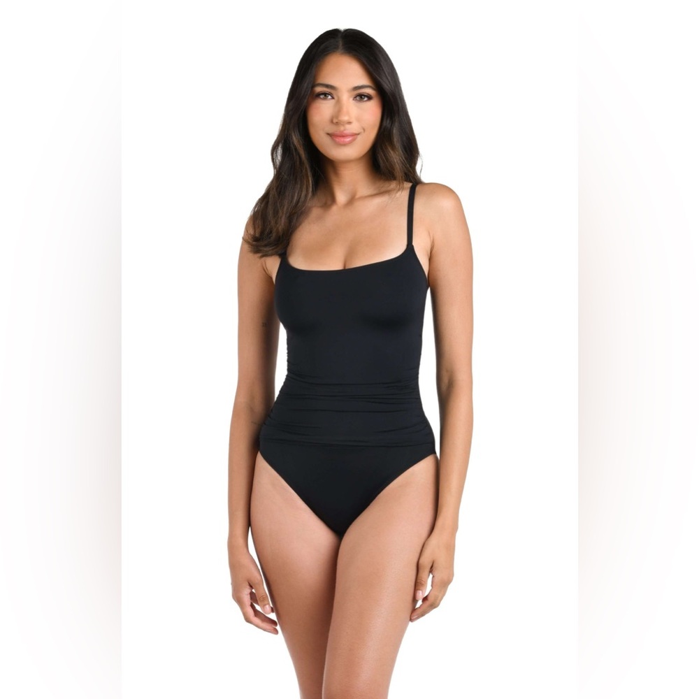 La Blanca Island Goddess Lingerie One Piece Black Women’s Size 16W - Picture 2 of 8